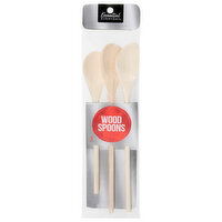 Essential Everyday Spoons, Wood, 3 Each