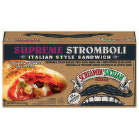 Screamin' Sicilian Pizza Co. Italian Style Supreme Stromboli Sandwich, 6.25 Ounce