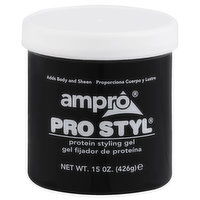 Ampro Pro Styl Styling Gel, Protein, 15 Ounce