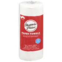 Shoppers Value Paper Towels, Strong and Absorbent, Two-Ply, Multi-Size, 1 Each