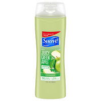 Suave Essentials Body Wash, Refreshing, Juicy Green Apple, 15 Fluid ounce