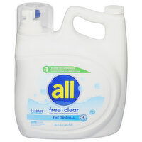 All Detergent, The Original, Free Clear, 141 Fluid ounce