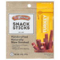 Old Wisconsin Snack Sticks, Turkey, Honey Brown Sugar, 8 Ounce