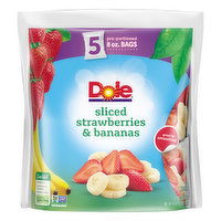 Dole Sliced Strawberries & Bananas, 40 Ounce