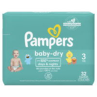 Pampers Baby Dry Baby Dry Size 3 32 Count, 32 Each