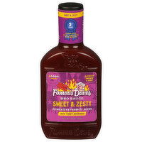 Famous Dave's BBQ Sauce, Sweet & Zesty, 20 Ounce