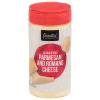 Essential Everyday Cheese, Parmesan and Romano, Grated, 8 Ounce