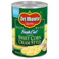 Del Monte Fresh Cut Sweet Corn, Cream Style, Golden, 14.75 Ounce