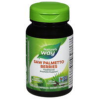 Nature's Way Saw Palmetto Berries, 585 mg, Vegan Capsules, 100 Each