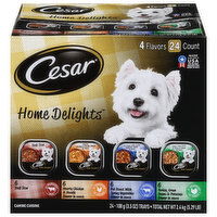 Cesar Home Delights Canine Cuisine, 4 Flavors, 24 Each