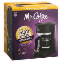 Mr Coffee Mini Brew, Programmable, 5 Cup, 1 Each