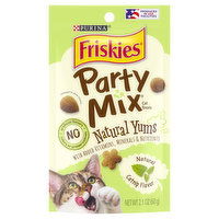 Friskies Party Mix Cat Treats, Natural Catnip Flavor, 2.1 Ounce