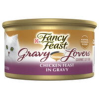 Fancy Feast Gravy Lovers Gourmet Chicken Feast in Gravy Cat Food, 3 Ounce