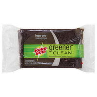 Scotch-Brite Sponges, Scrub, Heavy Duty, Greener Clean, 3 Pack, 3 Each