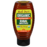 Aunt Sue's Honey, Pure, Organic, Wildflower, Raw & Unfiltered, 16 Ounce