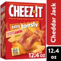 Cheez-It Cheese Crackers, Extra Toasty Cheddar Jack, 12.4 Ounce