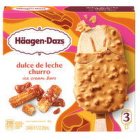 Haagen-Dazs Ice Cream Bars, Dulce de Leche Churro, 3 Each