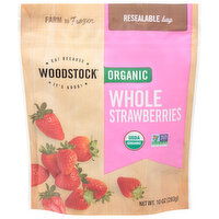 Woodstock Whole Organic Strawberries, 10 Ounce