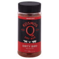 Kosmos Q Dry Rub, Meat, Dirty Bird, 11 Ounce