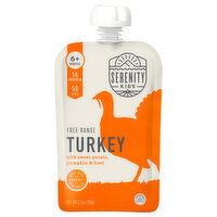 Serenity Kids Turkey, with Sweet Potato Pumpkin & Beet, Free Range, 6+ Months, 3.5 Ounce