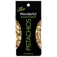 Wonderful Roasted & Salted Pistachios, 8 Ounce