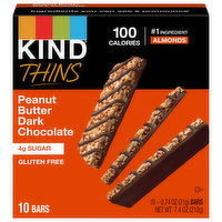 Kind Bars, Peanut Butter Dark Chocolate, Thins, 10 Each