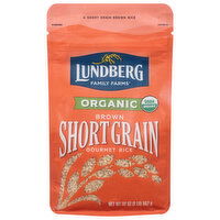 Lundberg Family Farms Rice, Gourmet, Organic, Brown, Short Grain, 32 Ounce