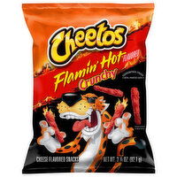 Cheetos Crunchy Flamin' Hot Flavored Cheese Flavored Snacks, 3.25 Ounce
