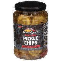 Famous Dave's Pickle Chips, Devil's Spit, Extra Hot, Fresh Pack, 24 Fluid ounce