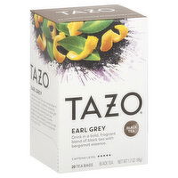 Tazo Black Tea, Earl Grey, Bags, 20 Each