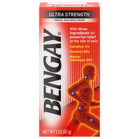 Bengay Ultra Strength Topical Analgesic Cream, 2 Ounce