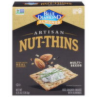 Blue Diamond Almonds Nut-Thins Rice Cracker Snacks, Artisan, Multi-Seeds, 4.25 Ounce