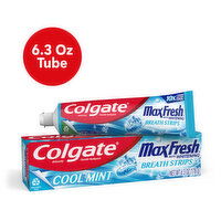 Colgate Max Fresh Whitening Toothpaste With Mini Breath Strips, 6.3 Ounce