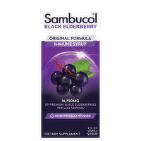 Sambucol Immune Syrup, Original Formula, 16,720 mg, Black Elderberry, 4 Fluid ounce