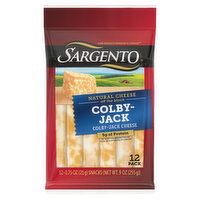 Sargento Cheese, Natural, Colby-Jack, 12 Pack, 12 Each