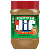 Jif Reduced Fat Creamy Peanut Butter Spread, 16 Ounce