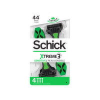 Schick Men's Sensitive Disposable Razors, 4 Each