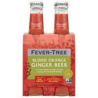 Fever-Tree Non-Alcoholic Blood Orange Ginger Beer, 4 Each