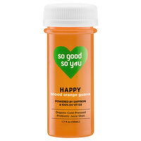 So Good So You Probiotic Juice Shot, Happy, Blood Orange Guava, 1.7 Fluid ounce