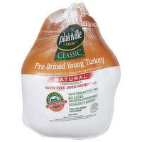Plainville Farms Young Turkey, Pre-Brined, Classic, 1 Each