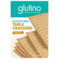 Glutino Table Crackers, Gluten Free, Original, 7 Ounce