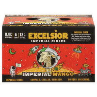 Excelsior Imperial Cider, Mango, 6 Each