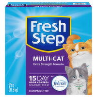 Fresh Step Clumping Litter, Multi-Cat, 25 Pound