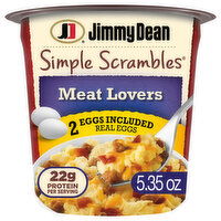 Jimmy Dean Simple Scrambles Meat Lovers, 5.35 Ounce