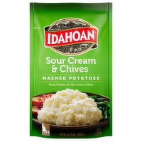 Idahoan Mashed Potatoes, Sour Cream & Chives, 4 Ounce