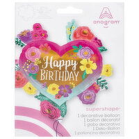 Anagram Supershape Birthday 27 in Decorative Balloon, 1 Each