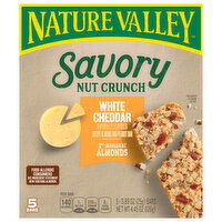 Nature Valley Savory Nut Crunch White Cheddar Bar, 5 Each