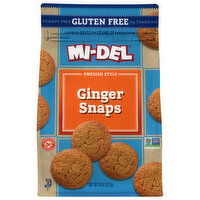 Mi-Del Cookies, Ginger Snaps, Swedish Style, 8 Ounce