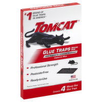 Tomcat Glue Traps, Mouse Size, 4 Each