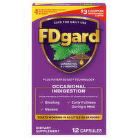 FDgard Occasional Indigestion, Capsules, 12 Each